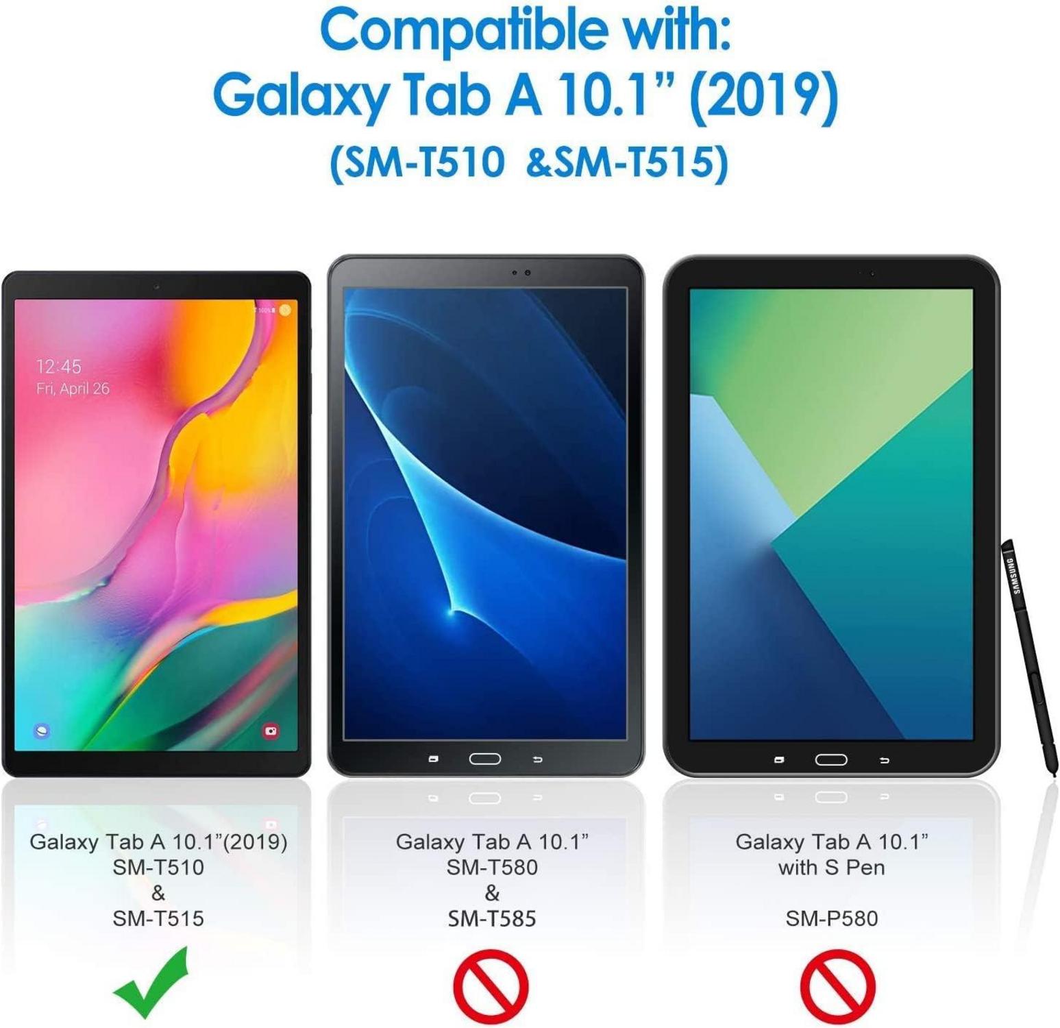 Aswant Samsung Galaxy Tab A 10.1 Zoll Hülle Orange SM-T510