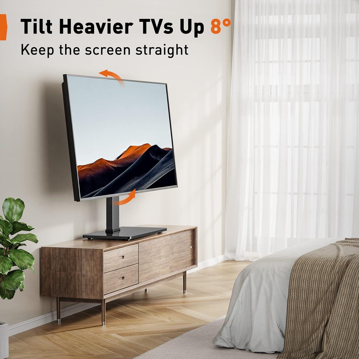 TV Standfuss Schwenkbar für 32-60 Zoll Fernseher bis 40 kg, VESA 400x400 mm