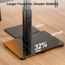 Perlegear TV Standfuss Schwenkbar für 37-70 Zoll Fernseher