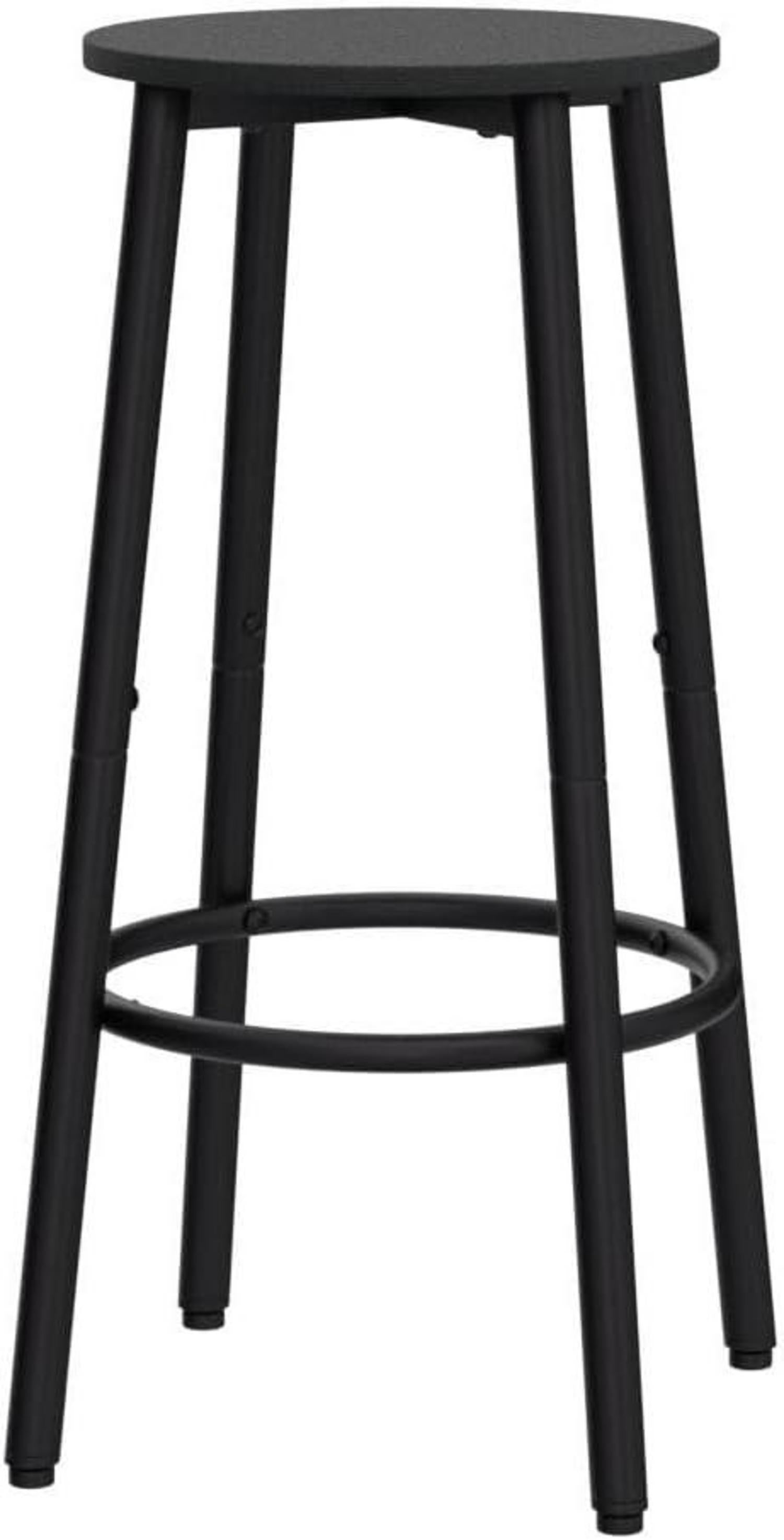 Barhocker 2er-Set, Industrieller Barstuhl, Küchenhocker Stahlgestell