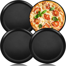 Pizzablech Set 30cm Edelstahl Antihaft Rund 4er Pack