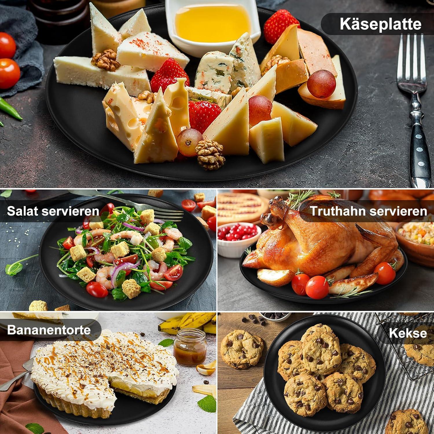Pizzablech Set Antihaftbeschichtet 4er 30 cm Rund