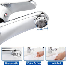 Auralum Wasserhahn Bad Klein Chrom Einhandmischer