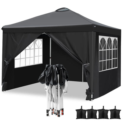 3x3m Pavillon mit 4 Seitenwänden – Robust & Wetterfest