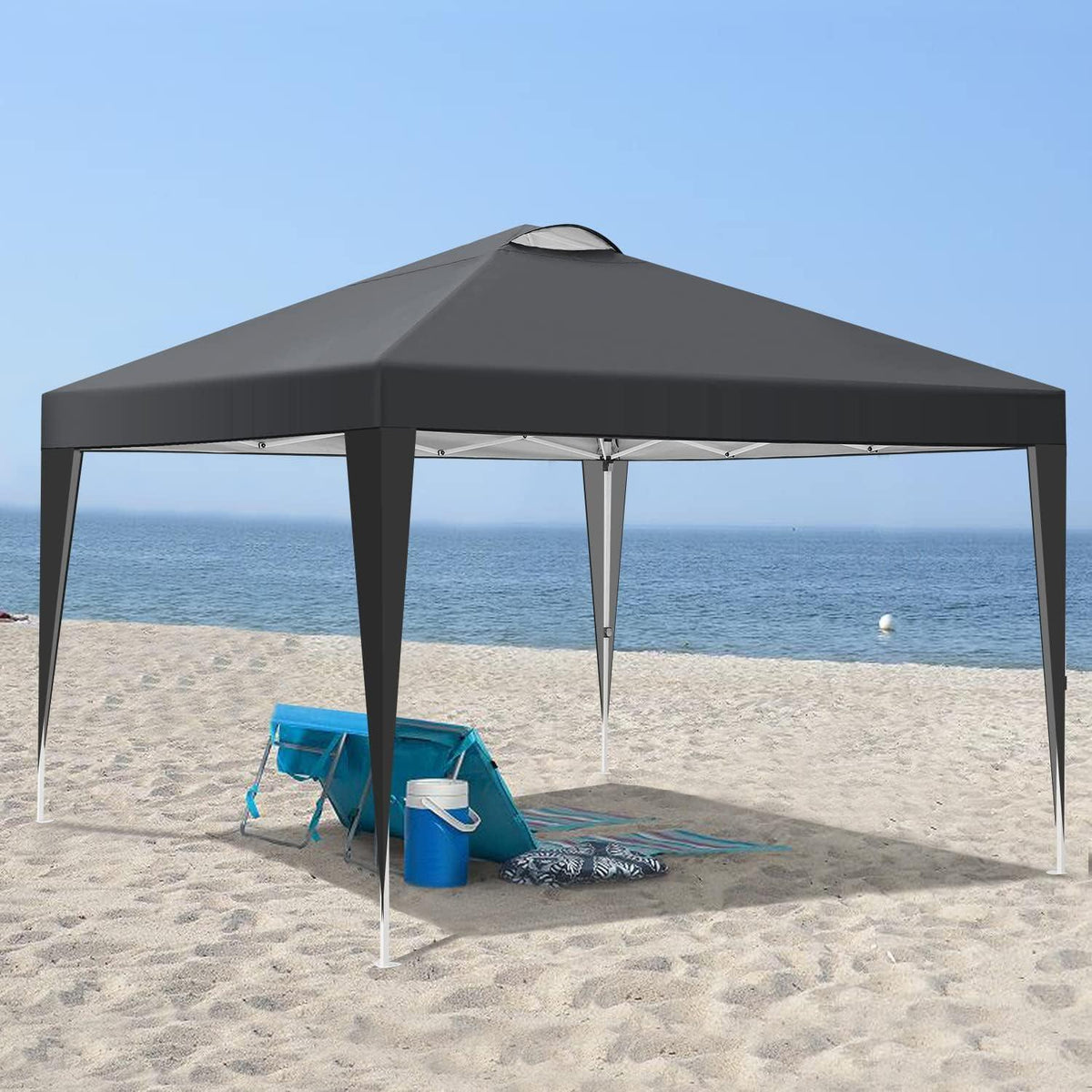 3x3m Pavillon mit 4 Seitenwänden – Robust & Wetterfest