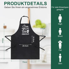 Heyu-Lotus Grillschürze Männer Kochschürze wasserdicht BBQ