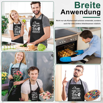 Grillschürze für Männer lustig wasserdicht verstellbar BBQ Geschenk