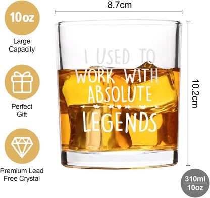 Whiskyglas Abschiedsgeschenk Kollegen Ruhestand 425ml