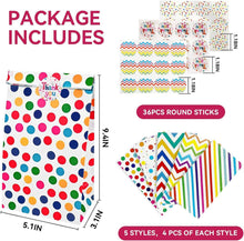 Papiertüten Geschenktüten 20 Stück Kraftpapier 36 Aufkleber