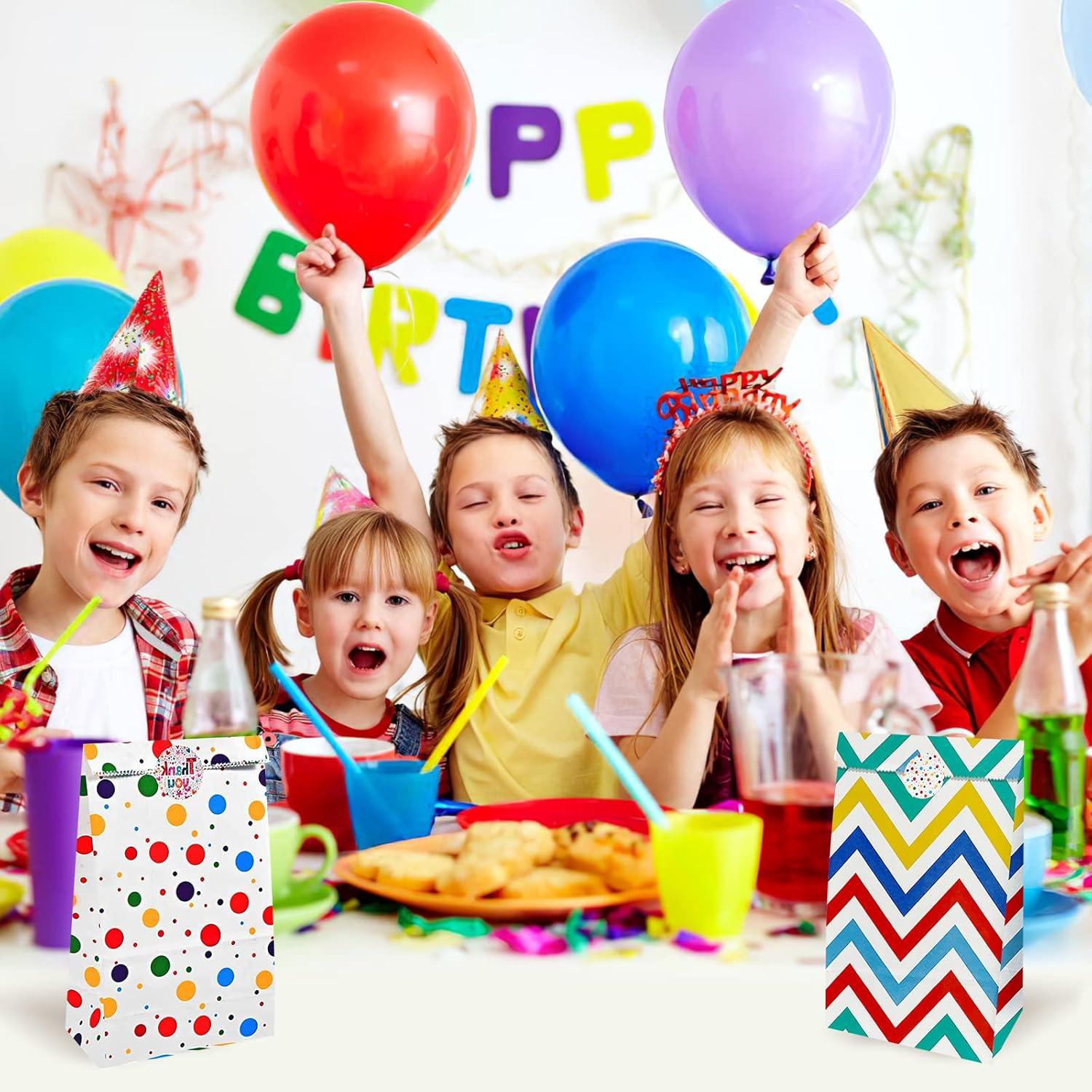 20x Geschenktüten & Aufkleber Kindergeburtstag Hochzeit DIY Multifunktional