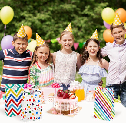 20x Geschenktüten & Aufkleber Kindergeburtstag Hochzeit DIY Multifunktional