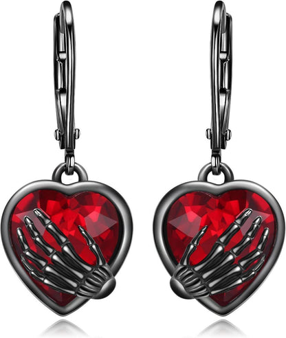 Totenkopf Skelett Sterling Silber Halloween Geschenke Frauen