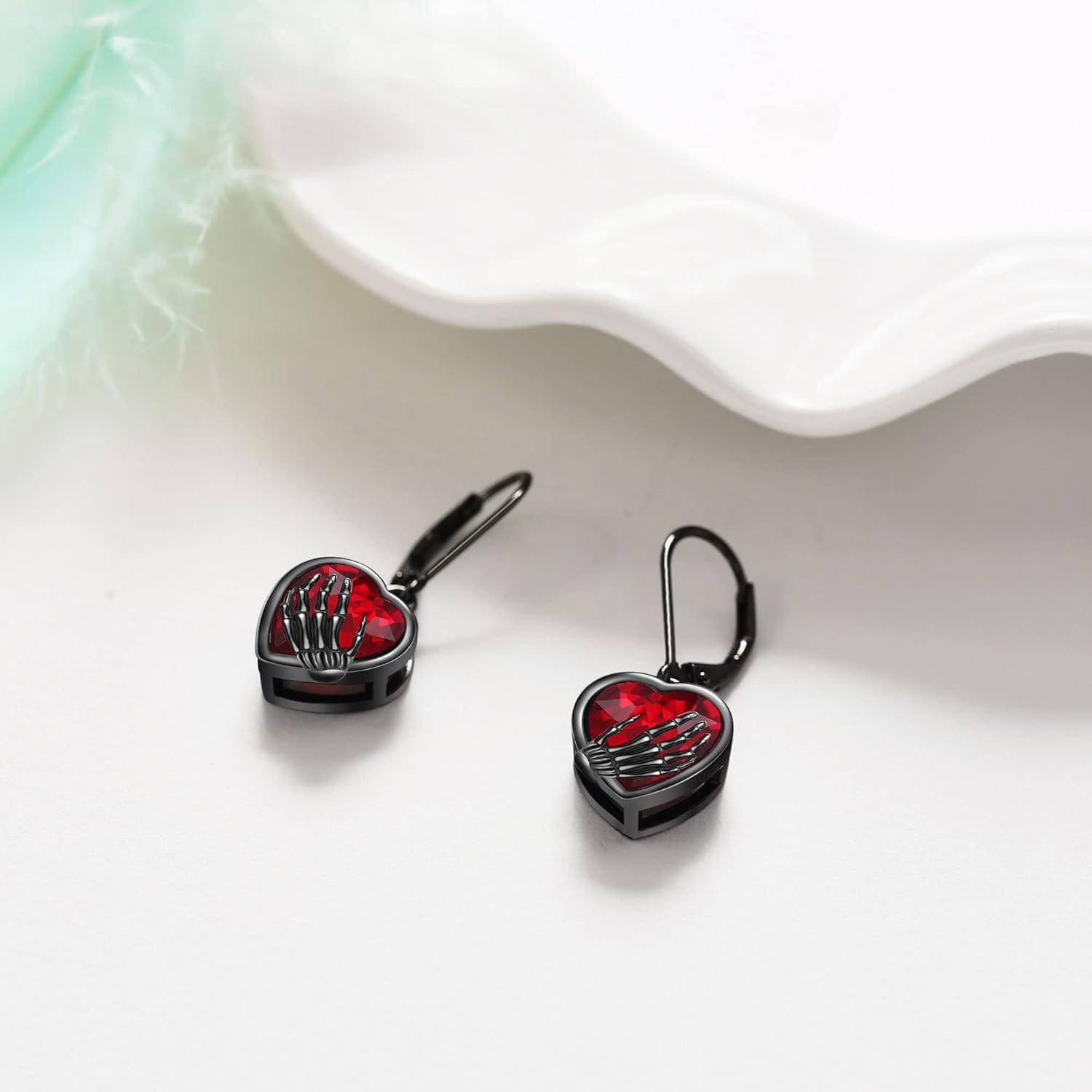 Totenkopf Skelett Sterling Silber Halloween Geschenke Frauen