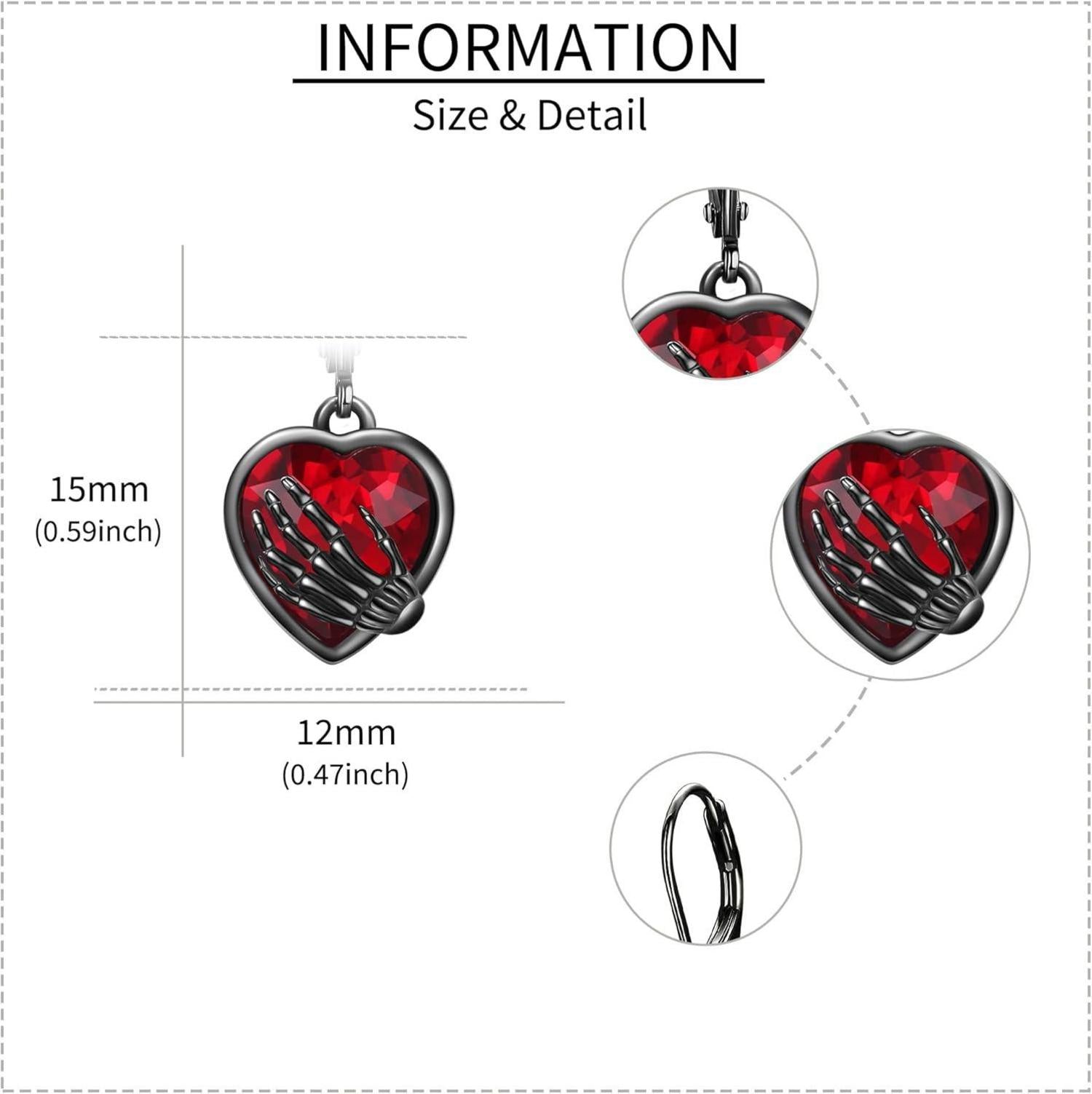 Totenkopf Ohrringe Sterling Silber Skelett Halloween Geschenke
