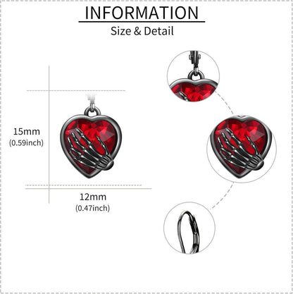 Totenkopf Ohrringe Sterling Silber Skelett Halloween Geschenke