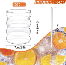 Kreative Ripple Trinkgläser 10oz Welle Form 4er Set
