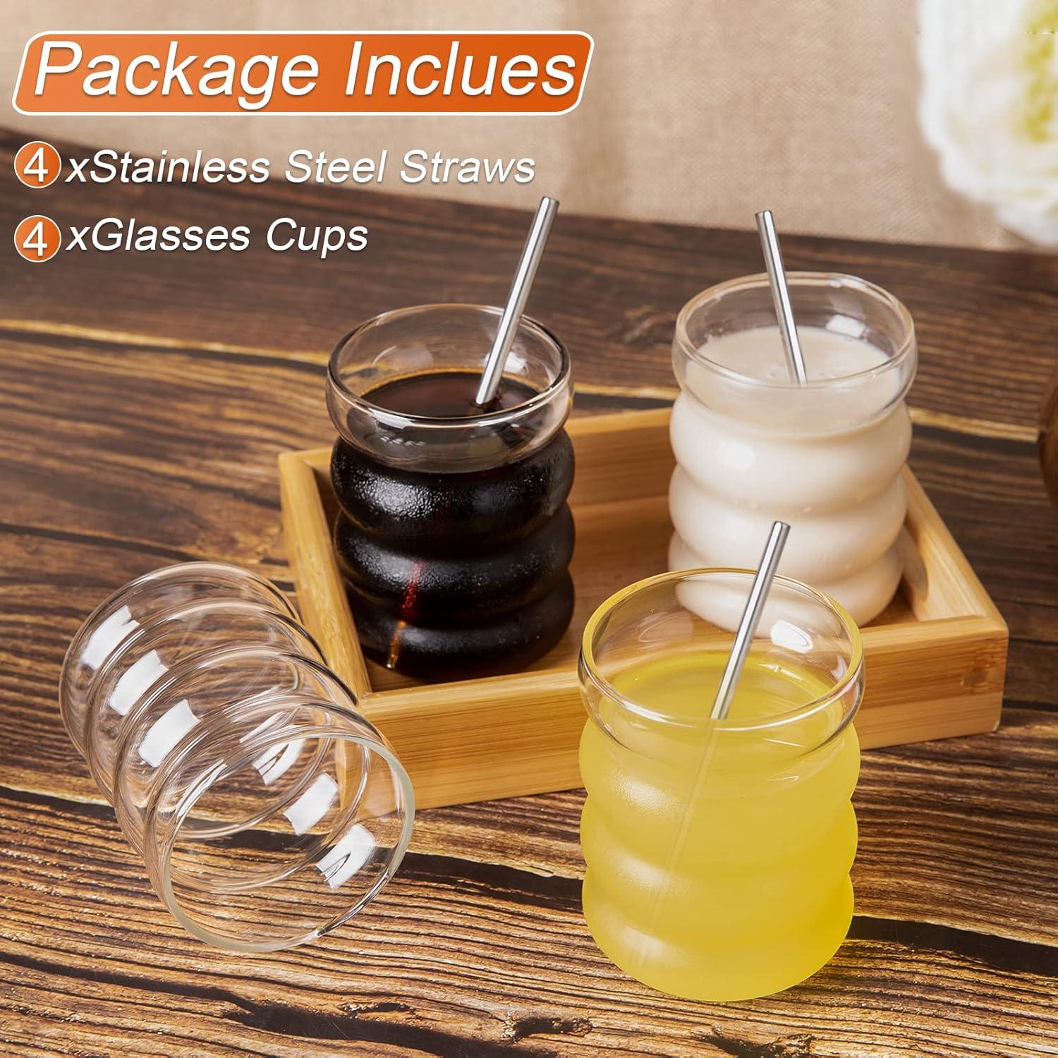 Kreative Ripple Trinkgläser Set 10oz Cocktail Glasware Welle Form