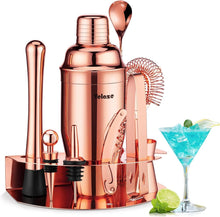 Cocktail Shaker Set Edelstahl 10-teilig Mixer Barkeeper Geschenk Für