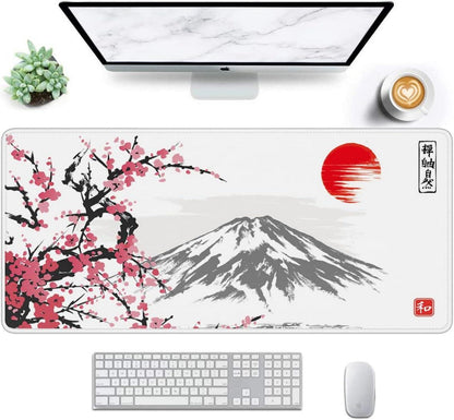 Gaming Mauspad Sakura Weiß XXL 900x400mm Premium Japan Fuji