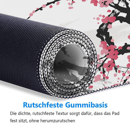Gaming Mauspad Sakura Weiß XXL 900x400mm Premium Japan Fuji Mousepad