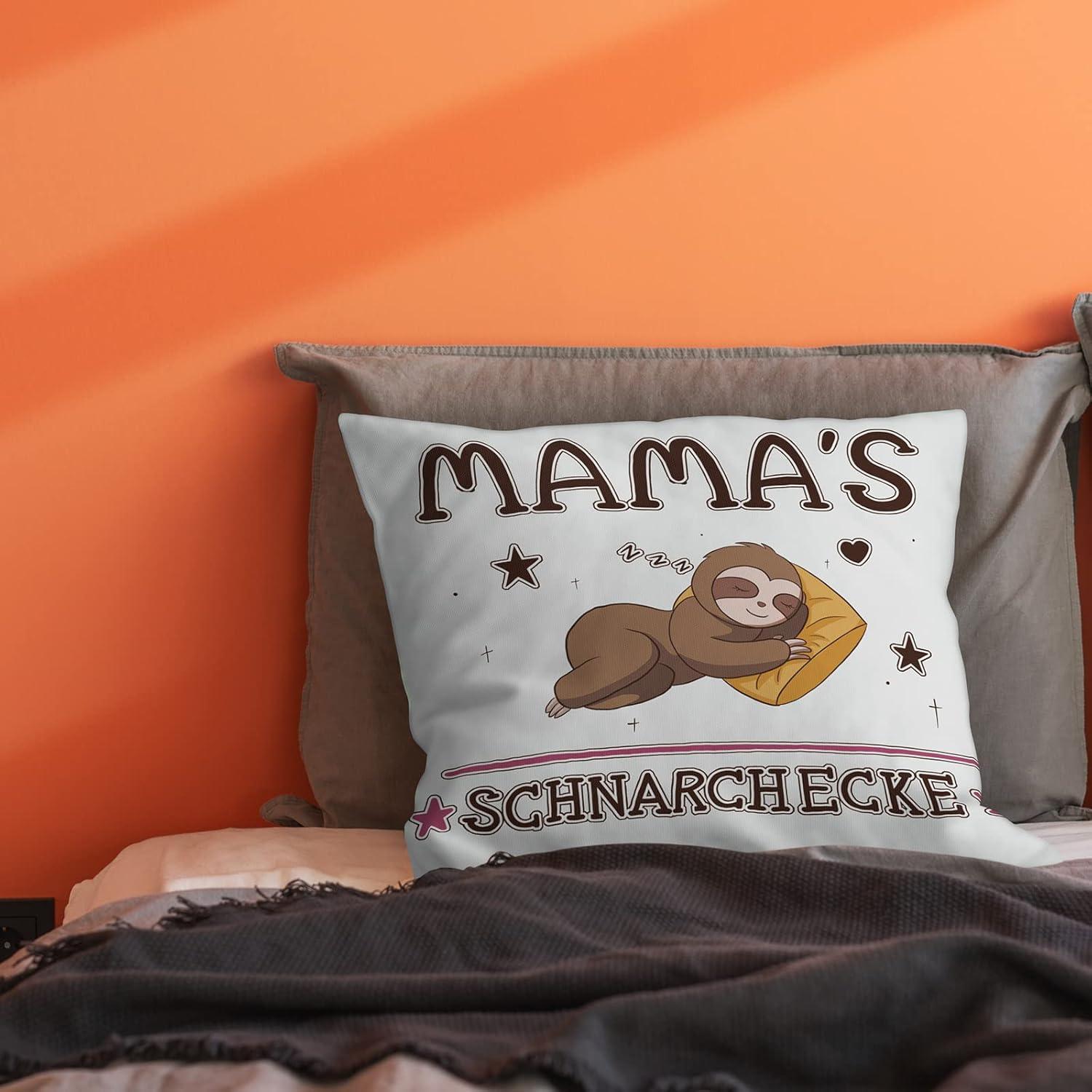 Zierkissenbezug Mama Stil 1 Weiß 45x45 cm Geschenk Muttertag Weihnachten