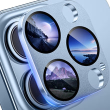 iPhone 13 Pro Max Kameraschutz, Kratzfestes Glas Cover, Sierrablau