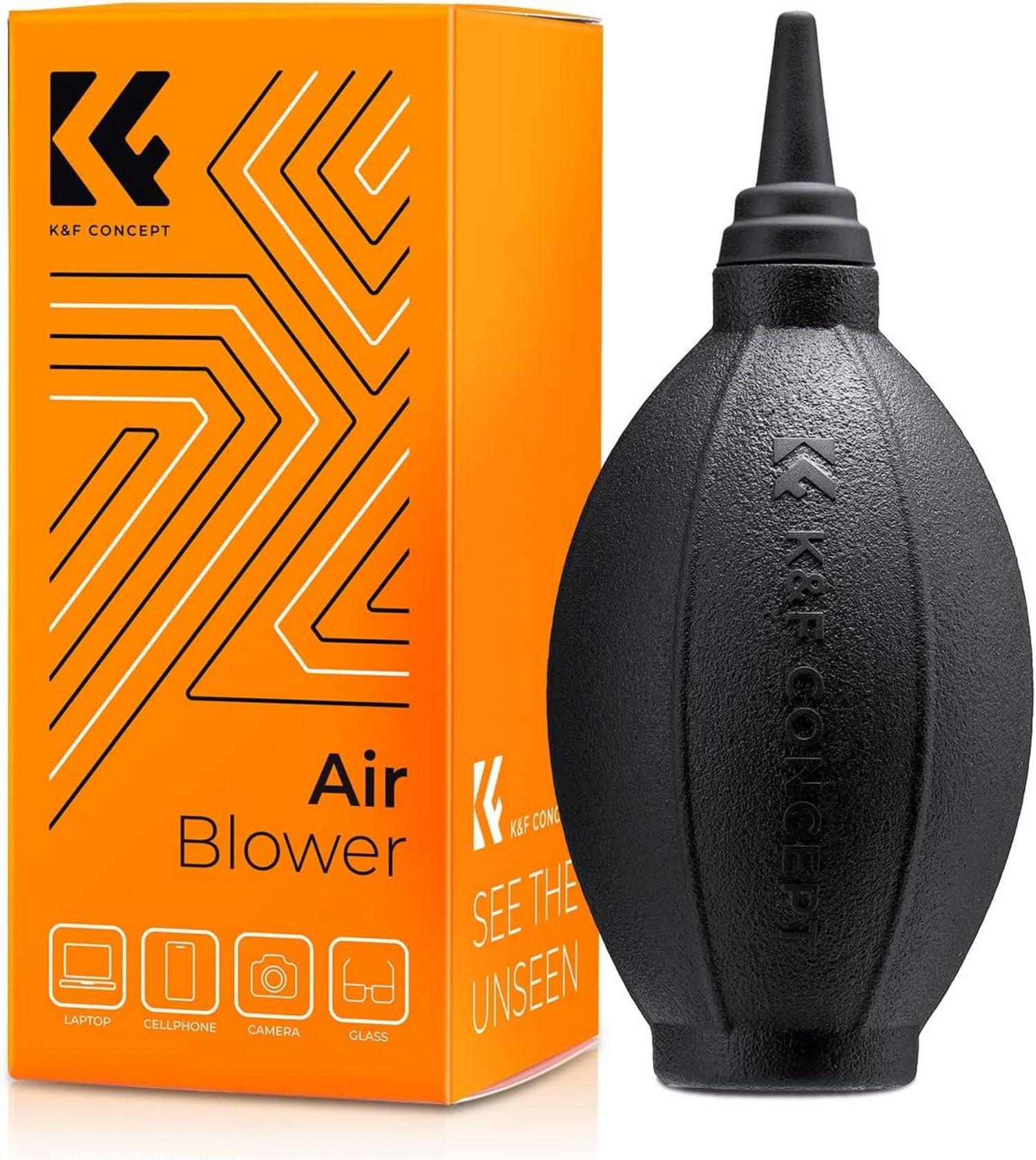 K&F Concept Power Blasebalg Reinigung Weiche Silikonspitze Sensor DSLR