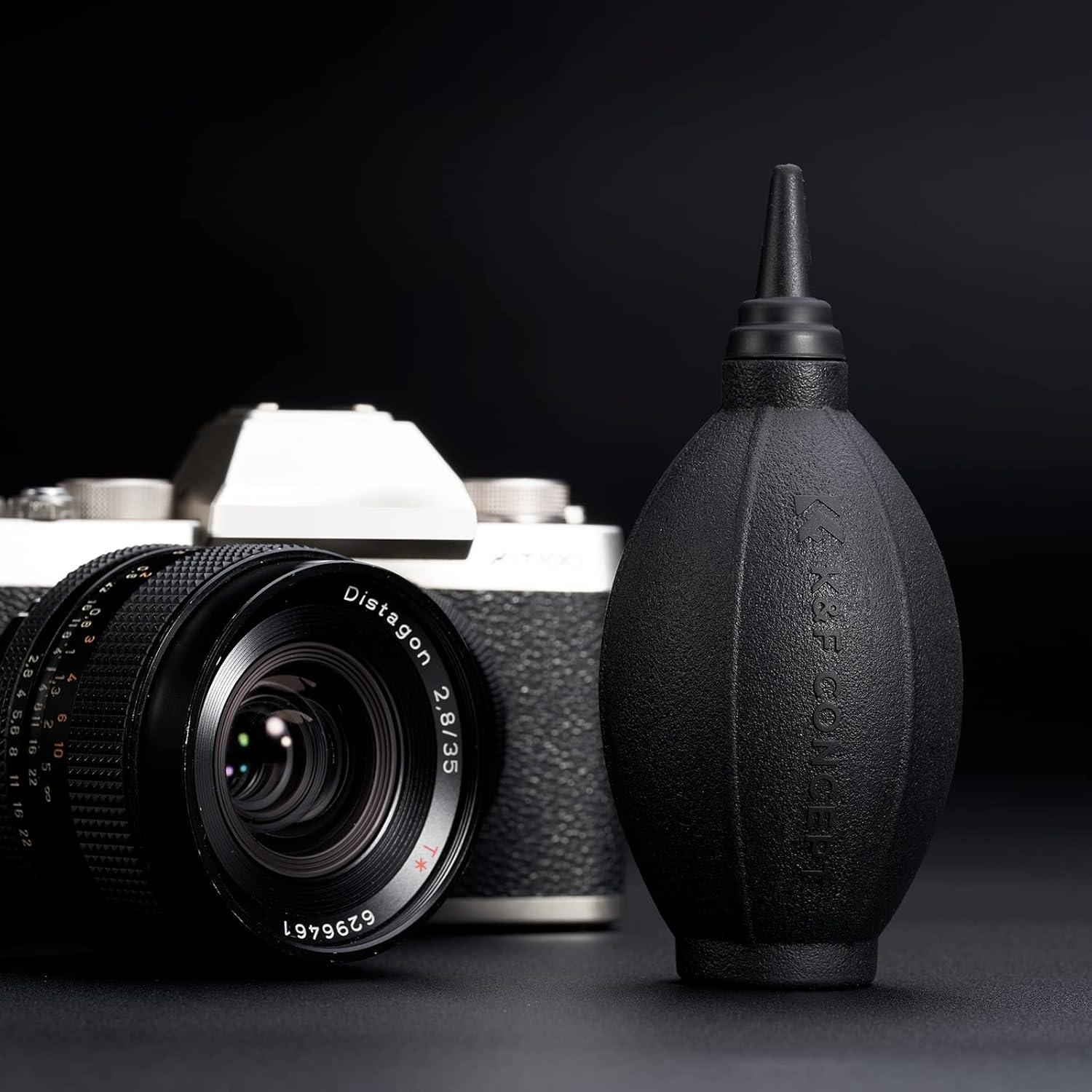 K&F Concept Power Blasebalg Reinigung mit Weicher Silikonspitze für Objektiv, Kamera, Sensor & DSLR