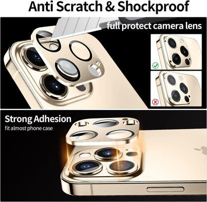 Kameraschutz für iPhone 13 Pro Max 9H Klarglas matt Aluminiumlegierung