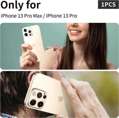 Kameraschutz für iPhone 13 Pro/13 Pro Max, Mattes Aluminiumglas, Kratzfest, Gold