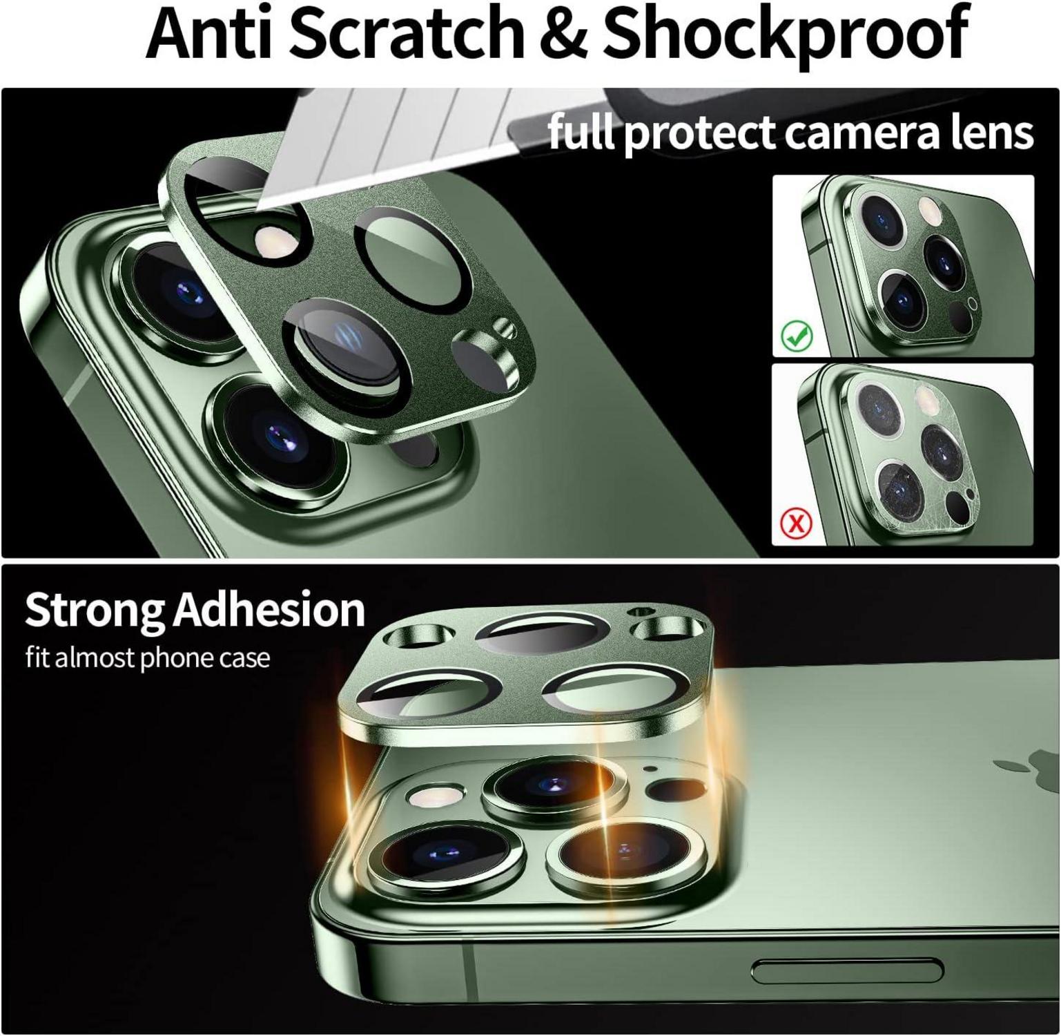 Kameraschutz iPhone 13 Pro Max Matte Glas Aluminiumlegierung