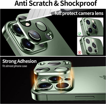 Kameraschutz iPhone 13 Pro Max Matte Glas Aluminiumlegierung