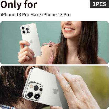 Kameraschutz für iPhone 13 Pro/ Pro Max, mattes Aluminiumlegierung Glas, silber