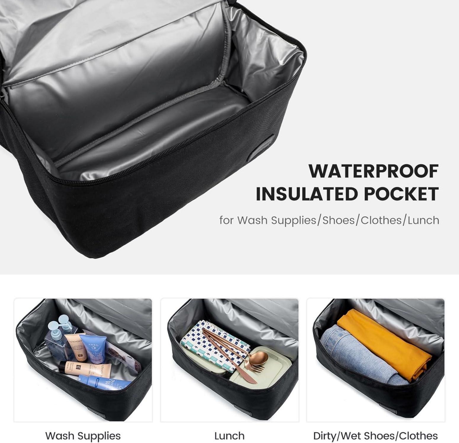 Wasserdichter Rolltop Rucksack mit Laptopfach 17 Zoll