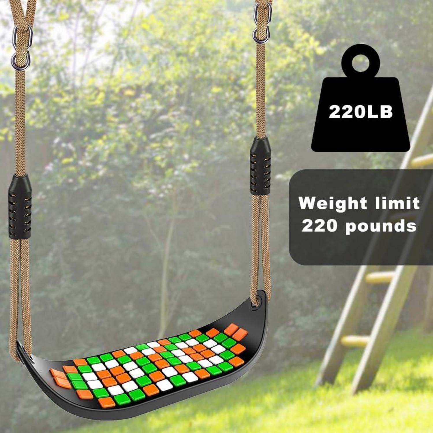 Schaukel SELEWARE Outdoor Kinder Schaukelsitz höhenverstellbar rutschfest
