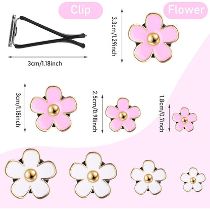 8er Pack Gänseblümchen Auto Lufterfrischer Clip Set