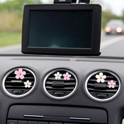 8er Pack Gänseblümchen Auto Lufterfrischer Clip Set