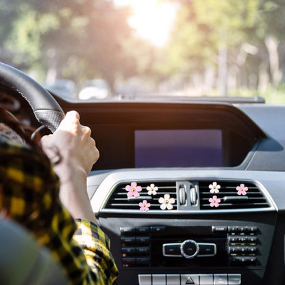 8er Pack Gänseblümchen Auto Lufterfrischer Clip Set