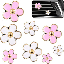 Gänseblümchen Blume Auto Lufterfrischer Clip 8er Set Aromatherapie