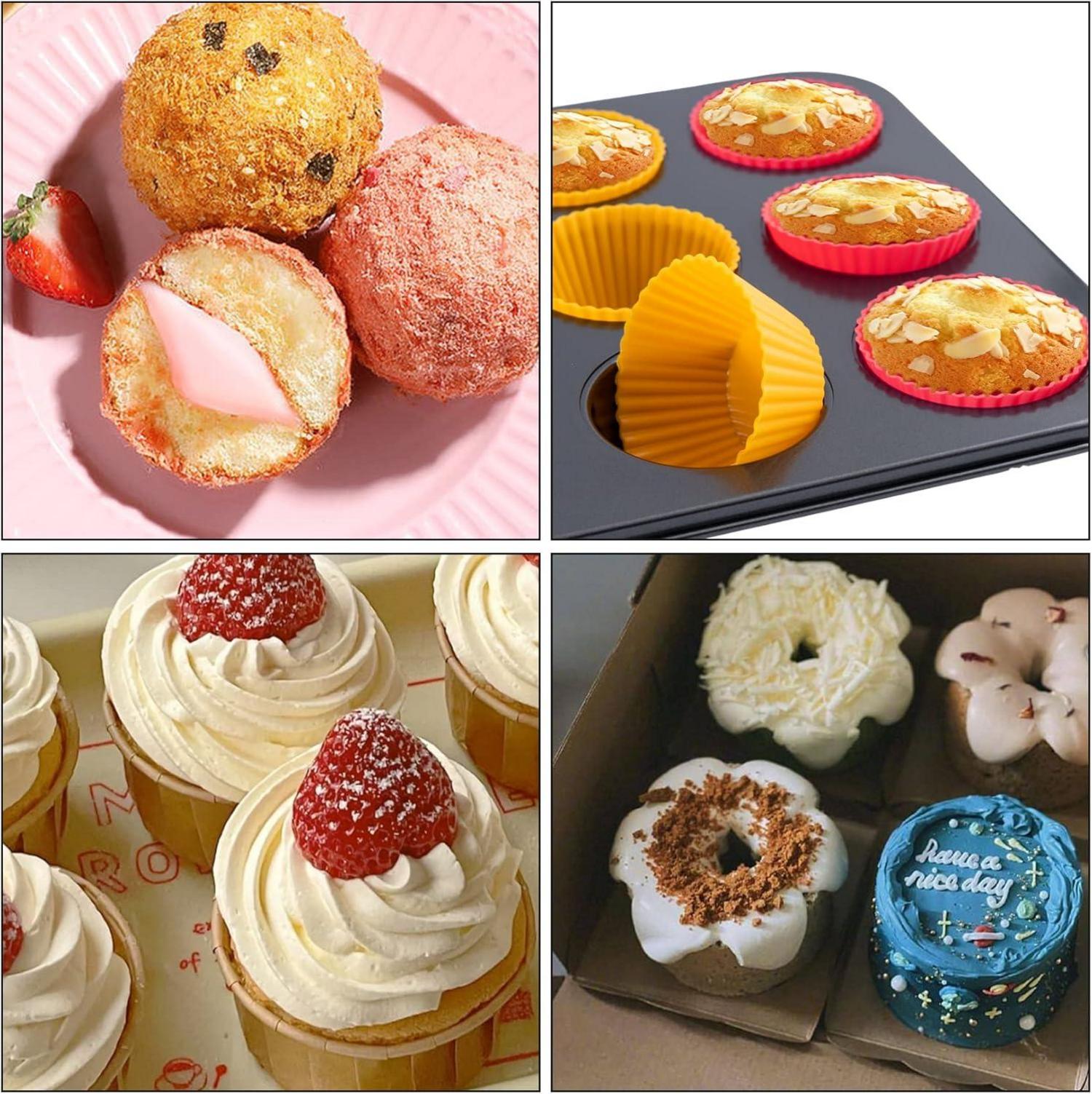 Muffinform Backform für 12 Muffins, 2er-Pack Karbonstahl Antihaftbeschichtet