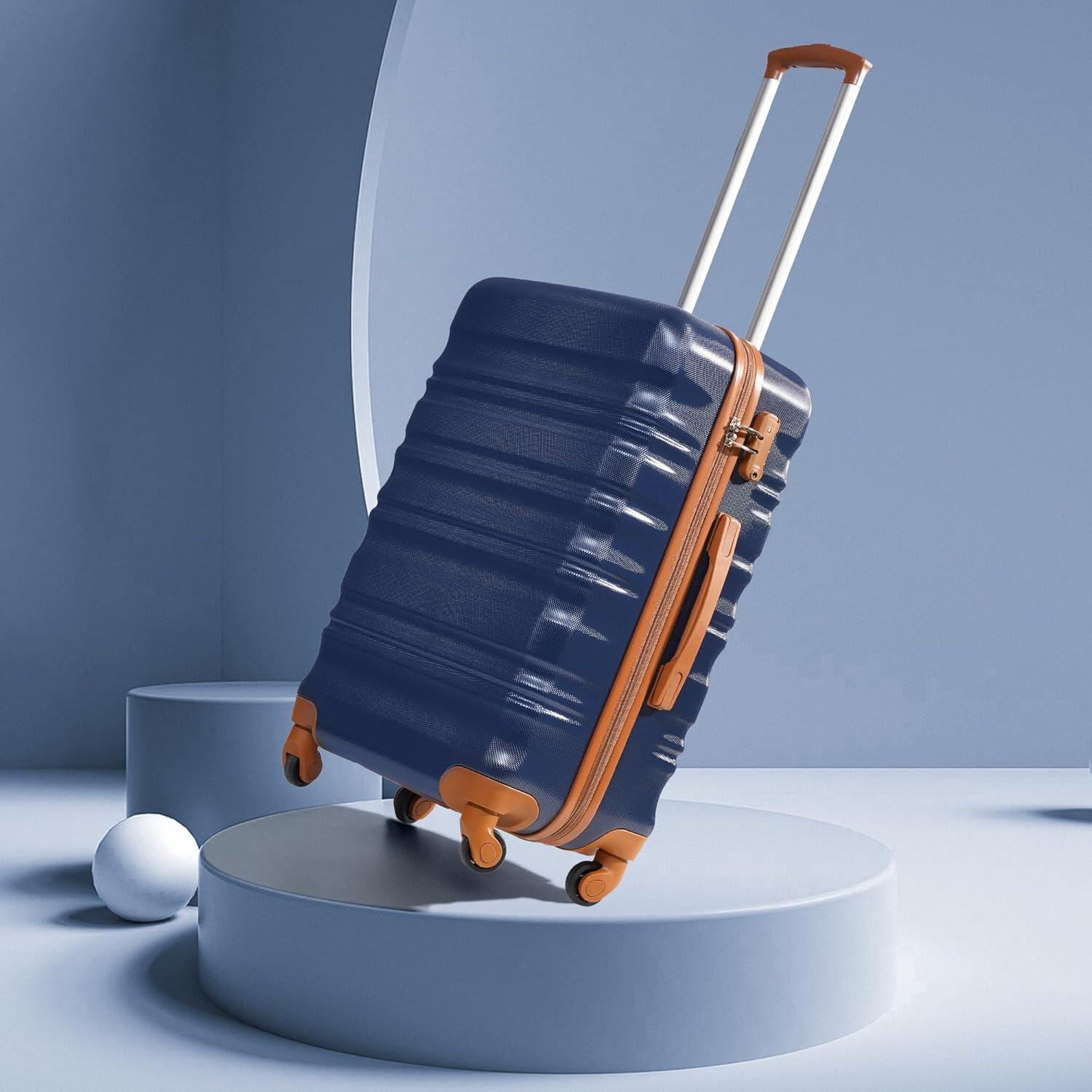 COOLIFE Hartschalen-Koffer Trolley Rollkoffer mit