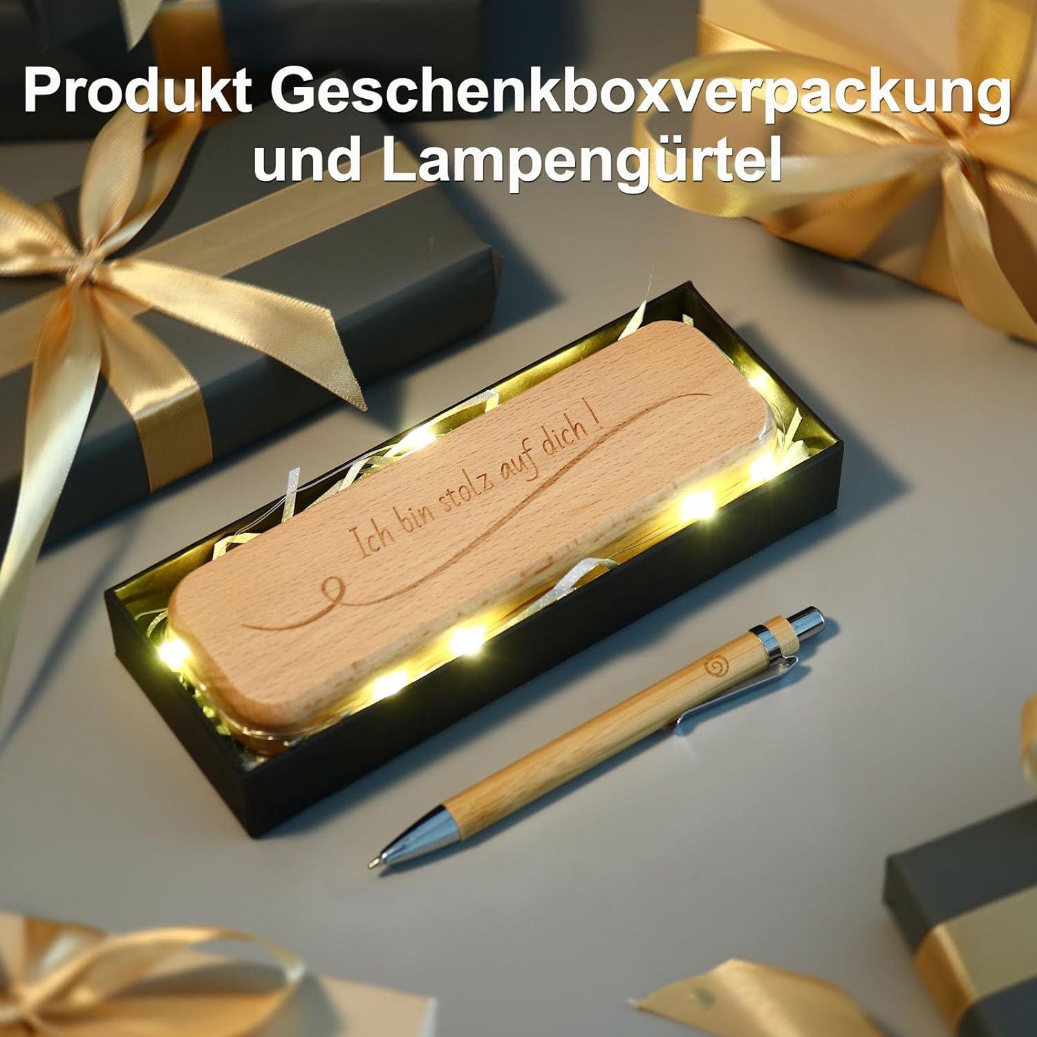 Kugelschreiber Holzbox Gravur Geschenkbox Nachhaltig