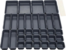 Schubladen Organizer mit 32 Trennsystemen und Silikon-Anti-Rutsch-Pads
