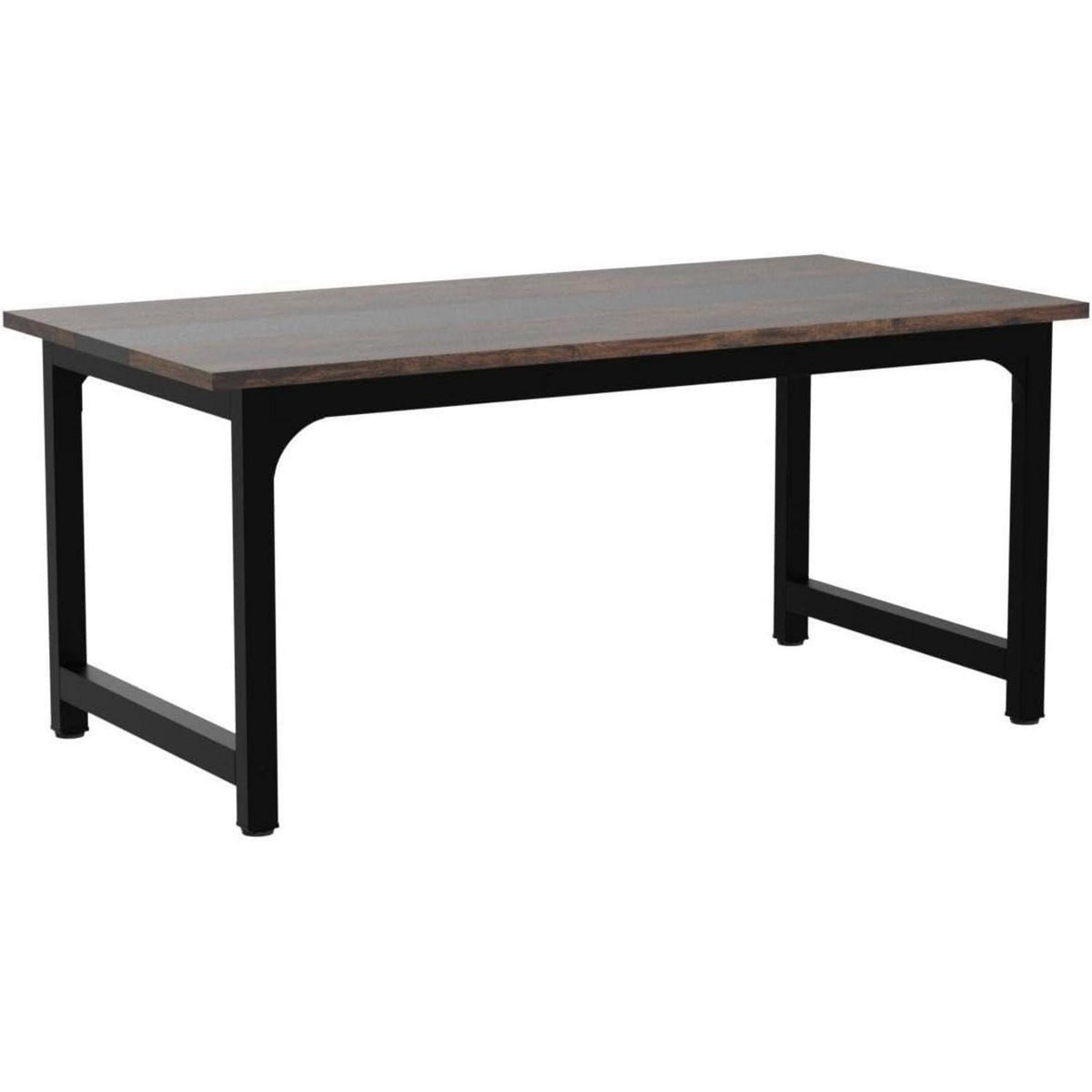 Moderner Computertisch 160x80 cm – Rustikal/Schwarz – Home Office Schreibtisch