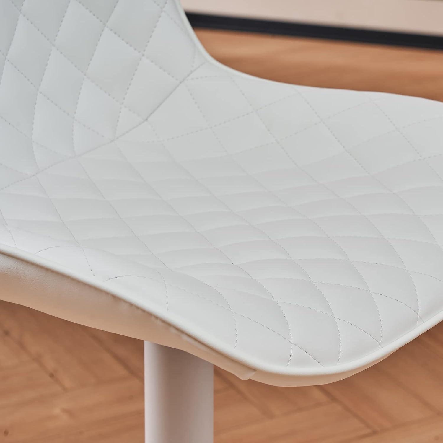 YOUTASTE Barhocker Einzeln Höhenverstellbar Kunstleder