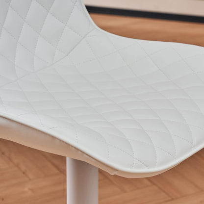 YOUTASTE Barhocker Einzeln Höhenverstellbar Kunstleder