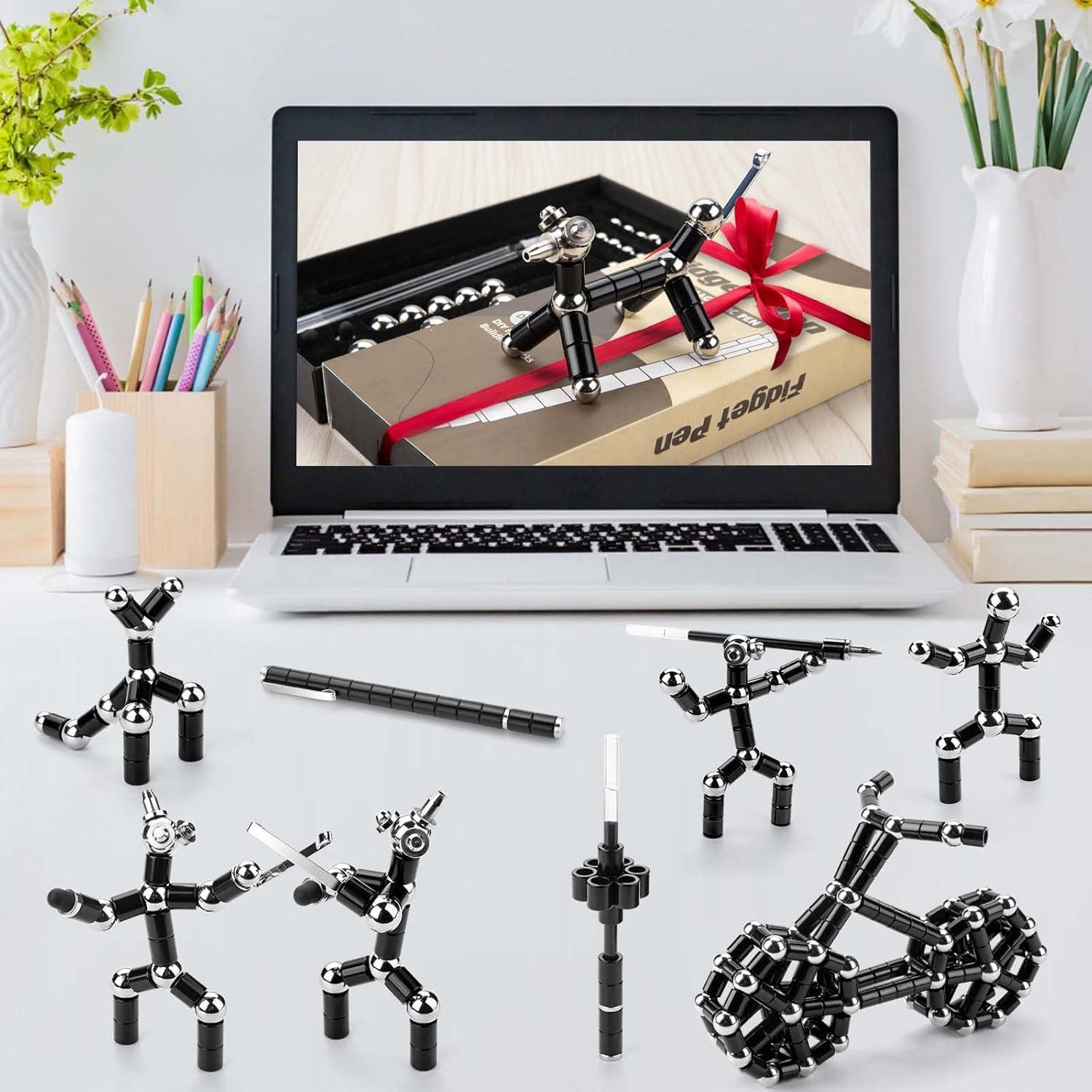 Magnetischer Fidget Pen Kugelschreiber Stressabbau Multifunktions magnetisch