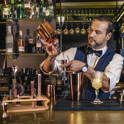 Rosegold Cocktail Shaker Set Edelstahl 550ML/750ML 12-Teilig