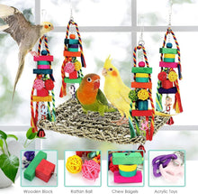 Vogelspielzeug Hängemattenspielplatz Seegras Schaukelmatte