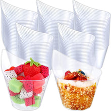 Kunststoff Dessertbecher 200ml transparent 50 Stück